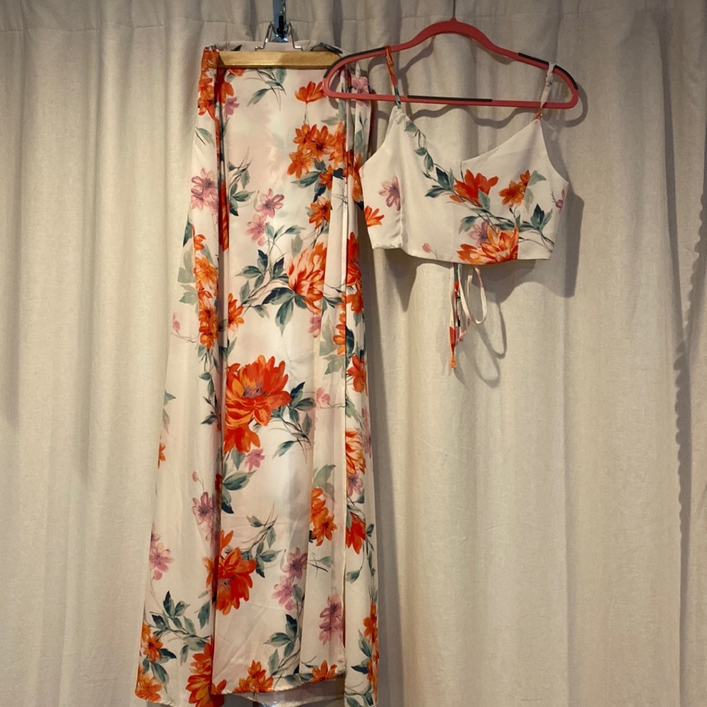 Floral two piece
